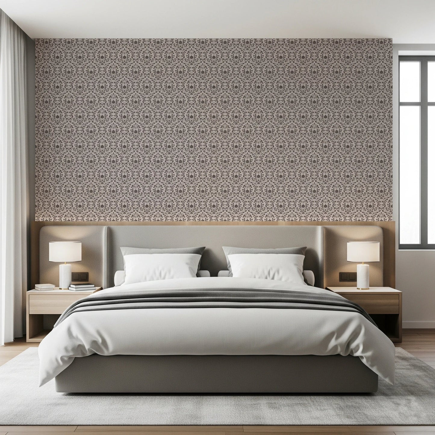 Rustic Damask Wallpaper⁠