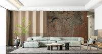 Organic textured wallpaper with subtle brown gradients and natural warmth for cozy modern spaces.