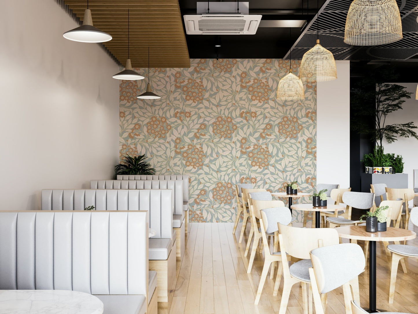 The mood is peaceful and serene.

