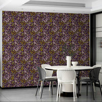 Cozy vintage floral wallpaper design

