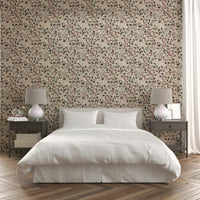 Vintage neutral wall mural design

