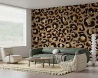 An artistic nature inspired mural for home decor.