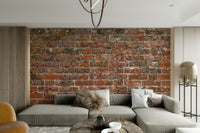 A serene weathered brick wall mural for your decor.

