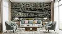 Wall mural showcasing layered rustic stone textures for farmhouse, industrial, or natural-inspired décor.