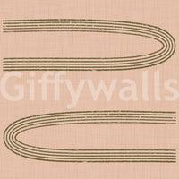 A high-quality minimalist arch wall mural for walls.


