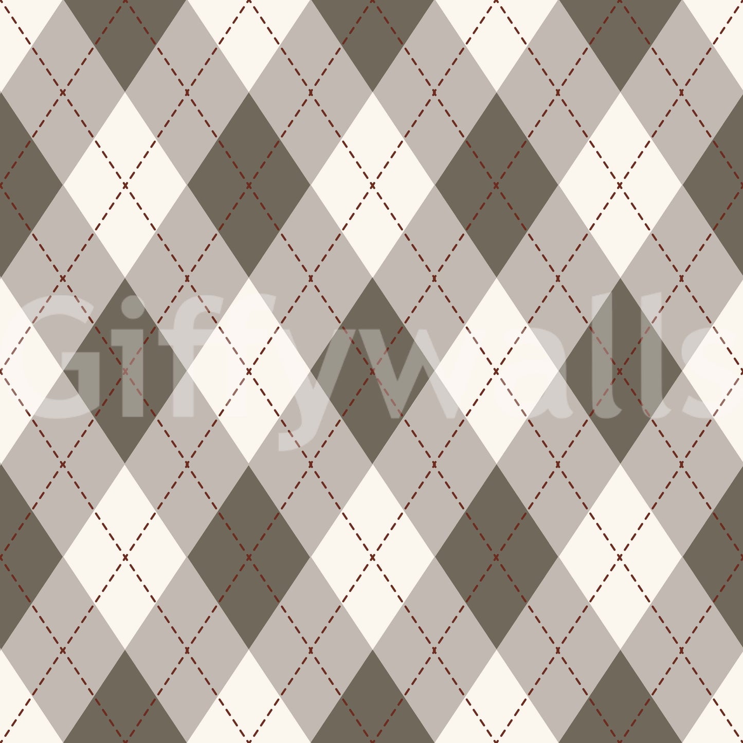 The style is a geometric, repeating pattern.

