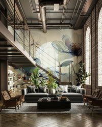 A tasteful retro wall covering.