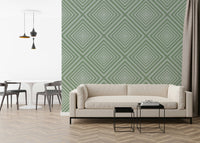 Sage decorative wall mural subtle angular pattern wall mural subtle impact.