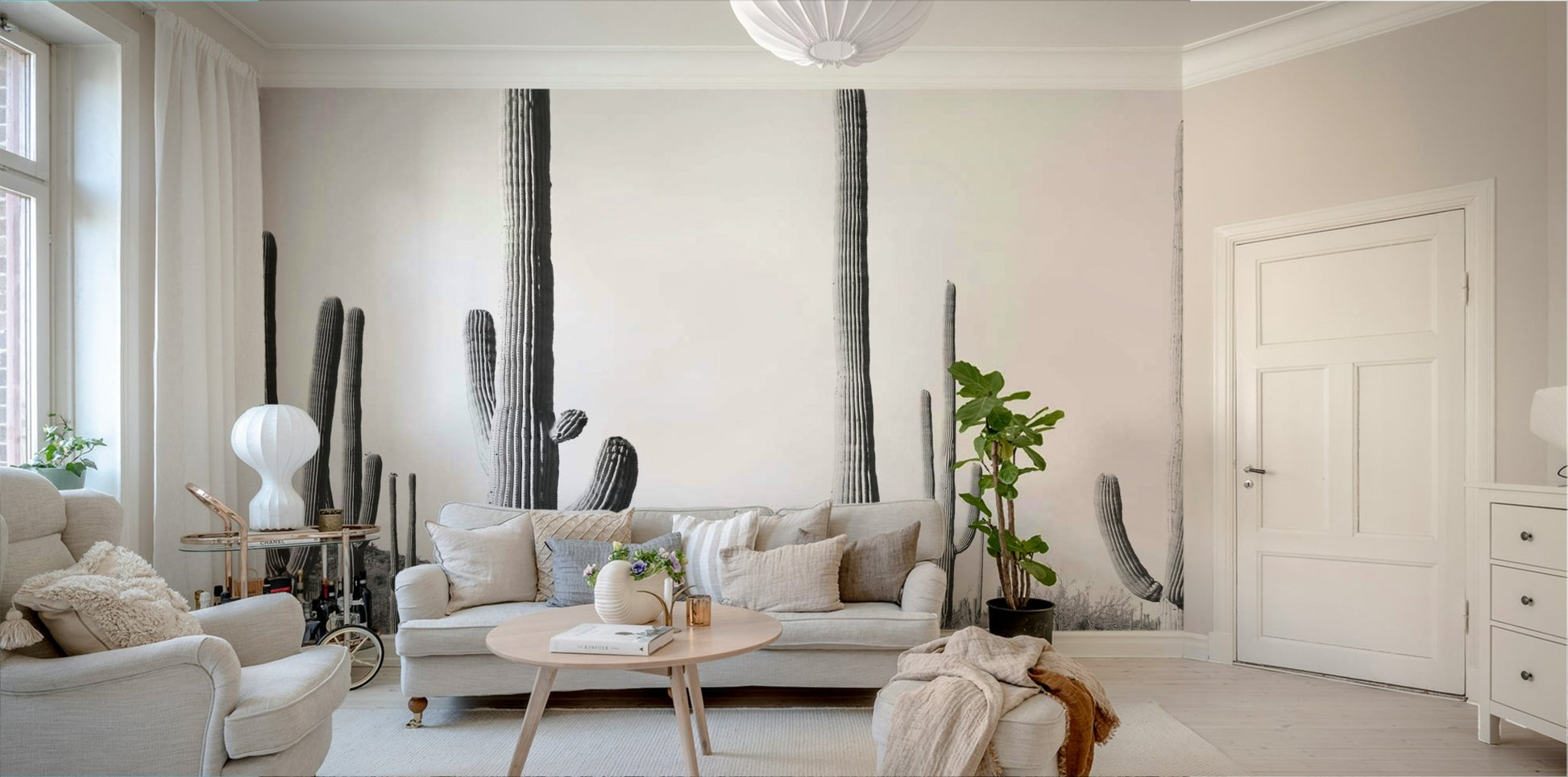 Wall decor evoking the spirit of the American Southwest.

