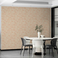 Subtle cactus print wallpaper in offwhite tones

