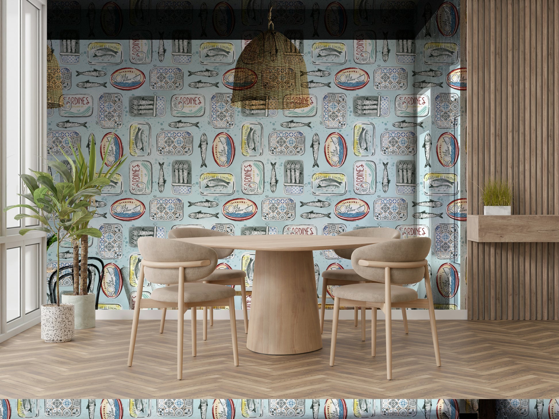 Small sardines and Portuguese tiles

