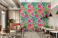 Lively and bright tropical plant patterns.


