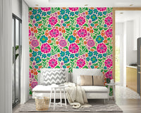 Exotic and playful color palette for home decor.

