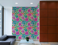 Unique blend of retro charm and tropical vibrancy.

