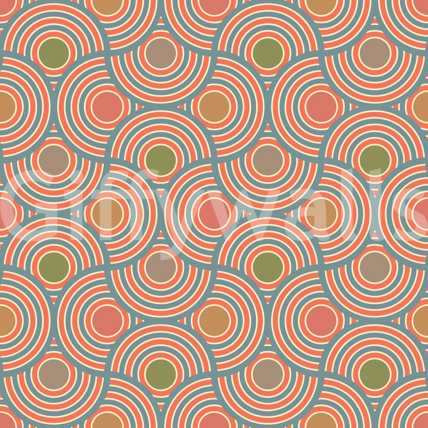 The design is non-realistic and interpretive.

