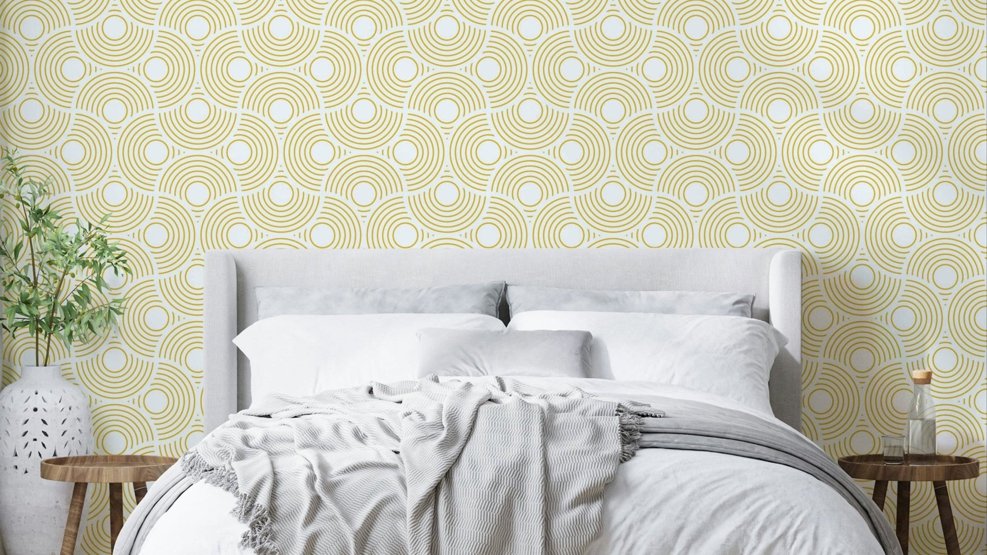 The scalloped shapes are a central focus of the image.

