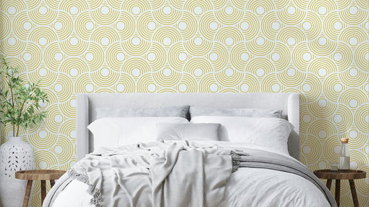 The scalloped shapes are a central focus of the image.

