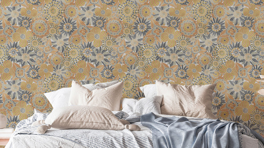 Scandinavian Flowers Wallpaper