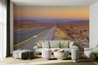 Serene desert wallpaper for living rooms
