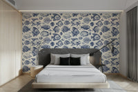 Underwater natural history style wallpaper for walls

