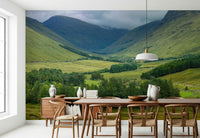 Photographic wall art Scottish Highlands Vista bridge distant