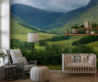 Scottish Highlands Vista wallpaper vast open space wilderness feel