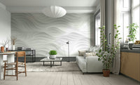 The colors are shades of white and very light gray.

