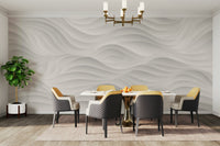 The design features soft, flowing shapes that give a sense of texture.

