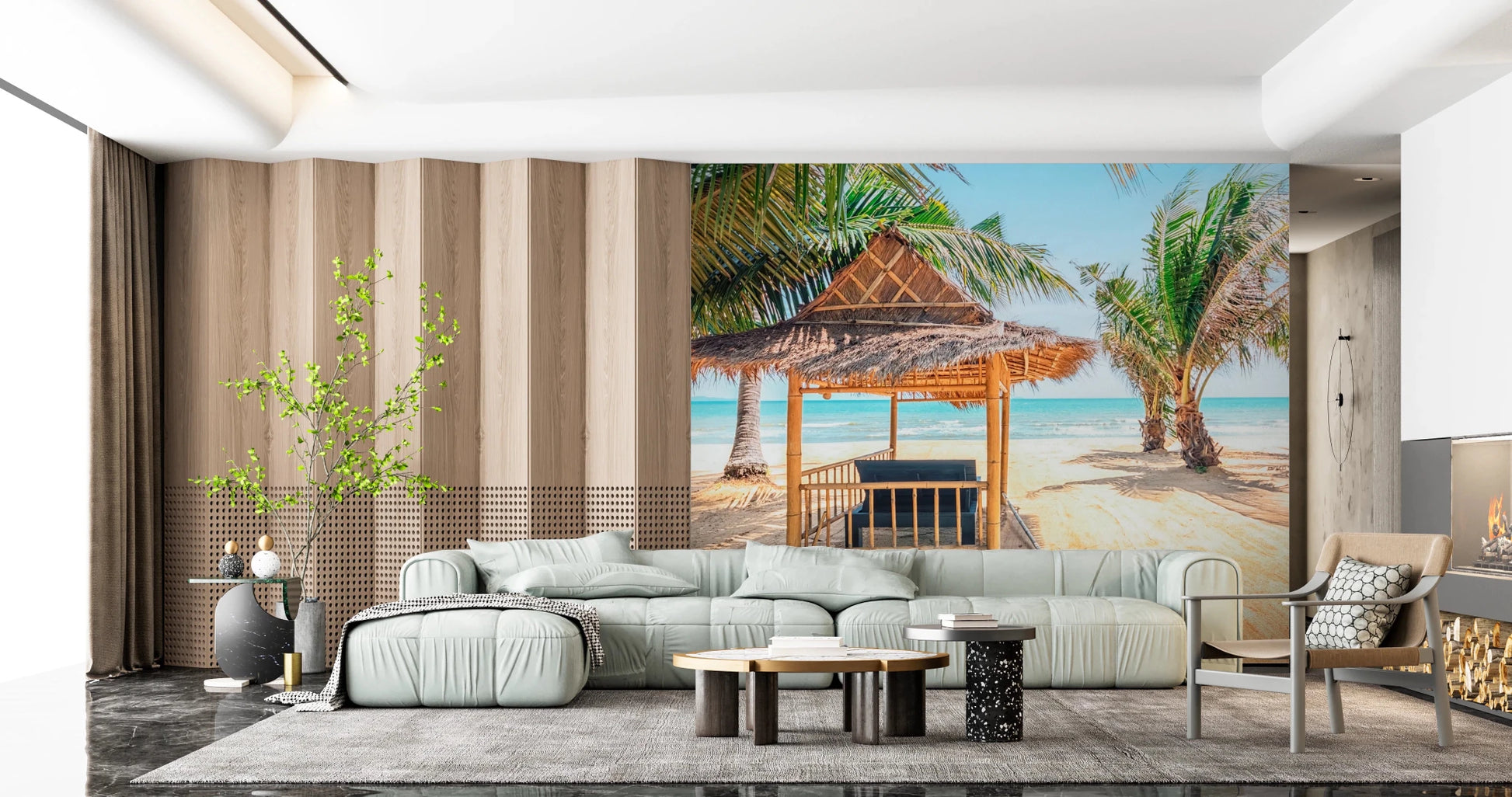 Seaside Sanctuary Wall Mural