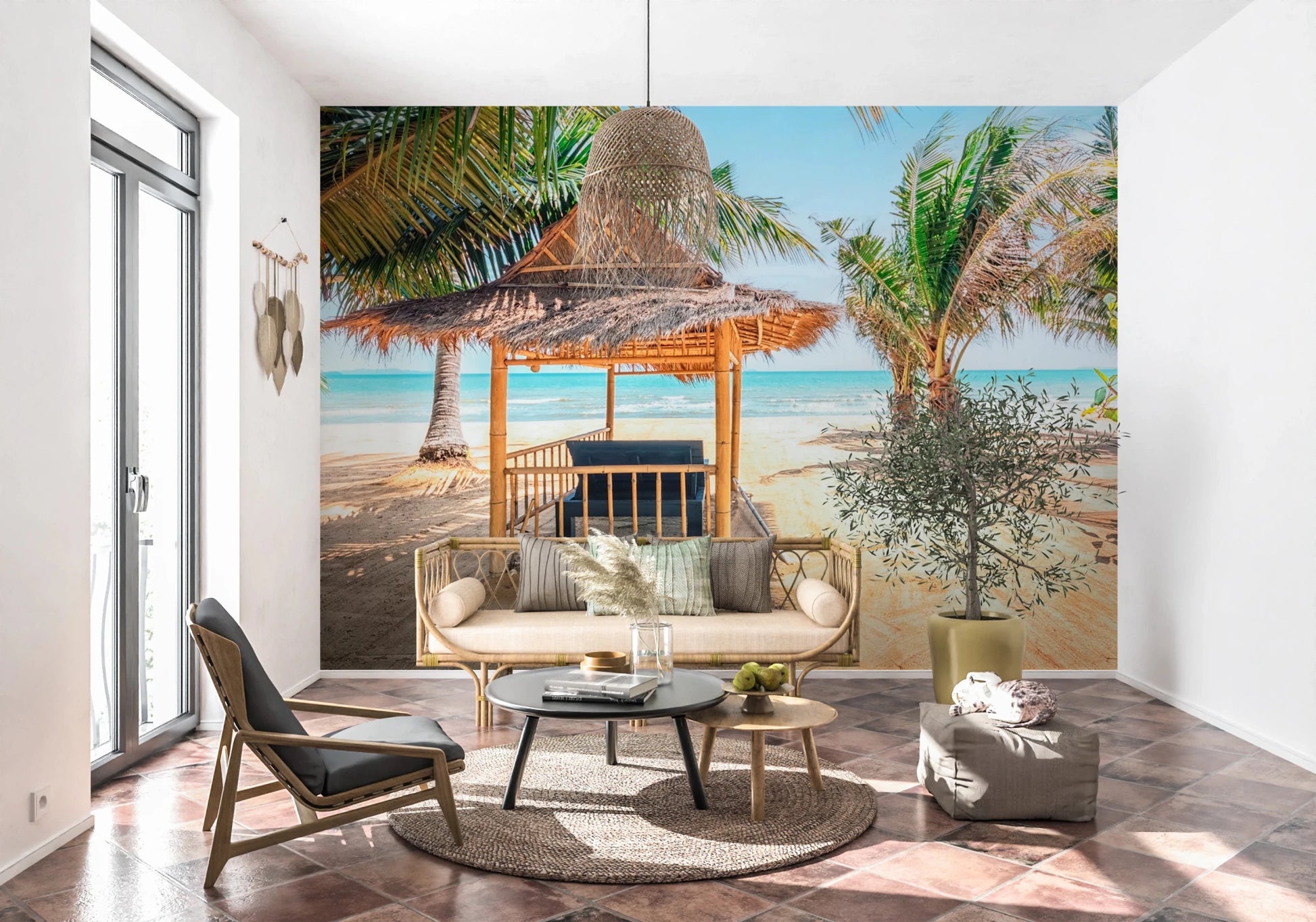 Seaside Sanctuary Wall Mural