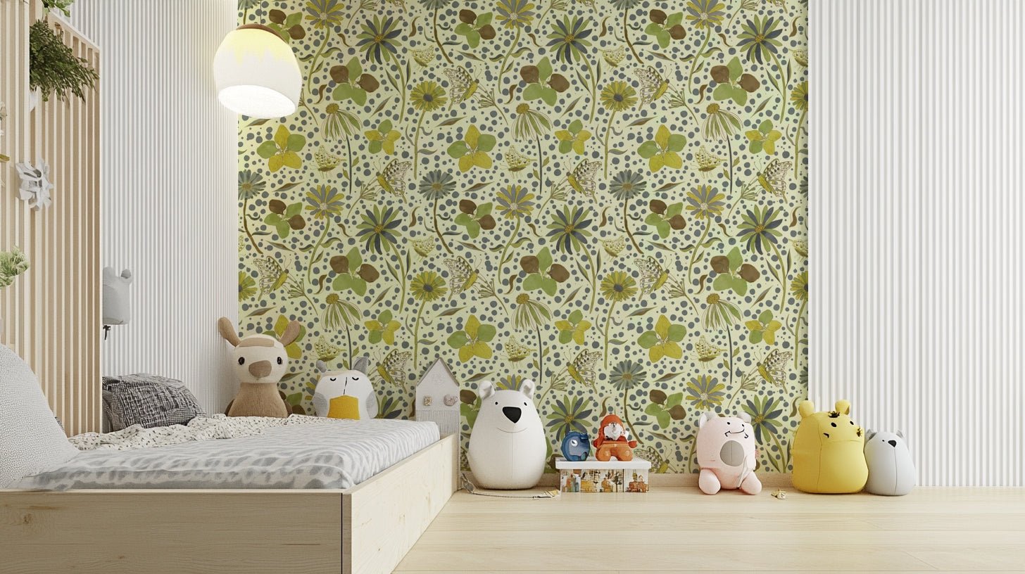 Close-up of the butterfly design.

