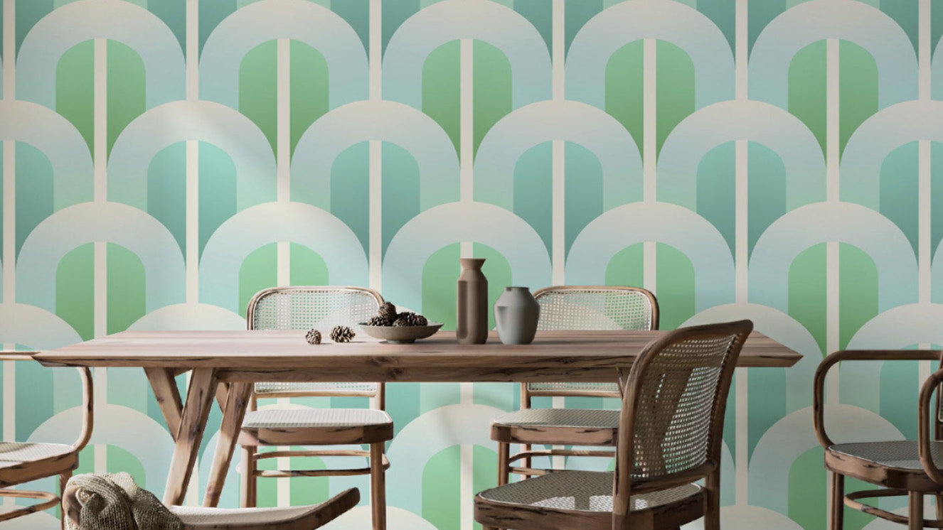 Arcadian Arches Wallpaper Mural
