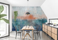 Ethereal Dusk Texture Mural - Giffywalls