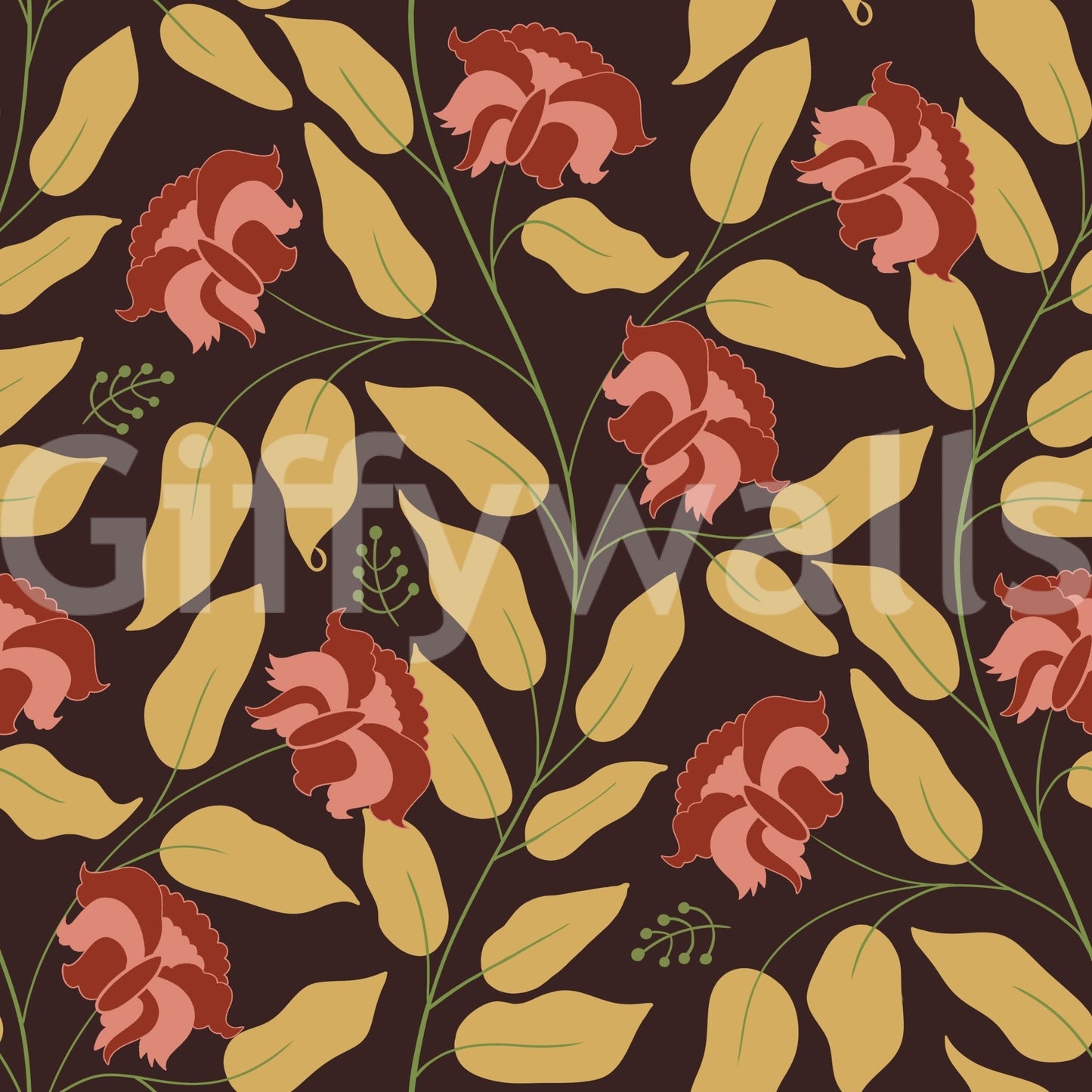 Provides a soothing and artistic backdrop.
