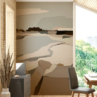 Calm modern art wallpaper

