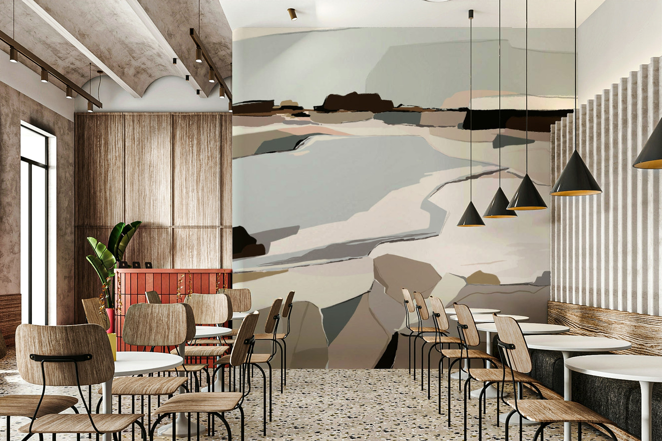 Serene Abstraction wall mural

