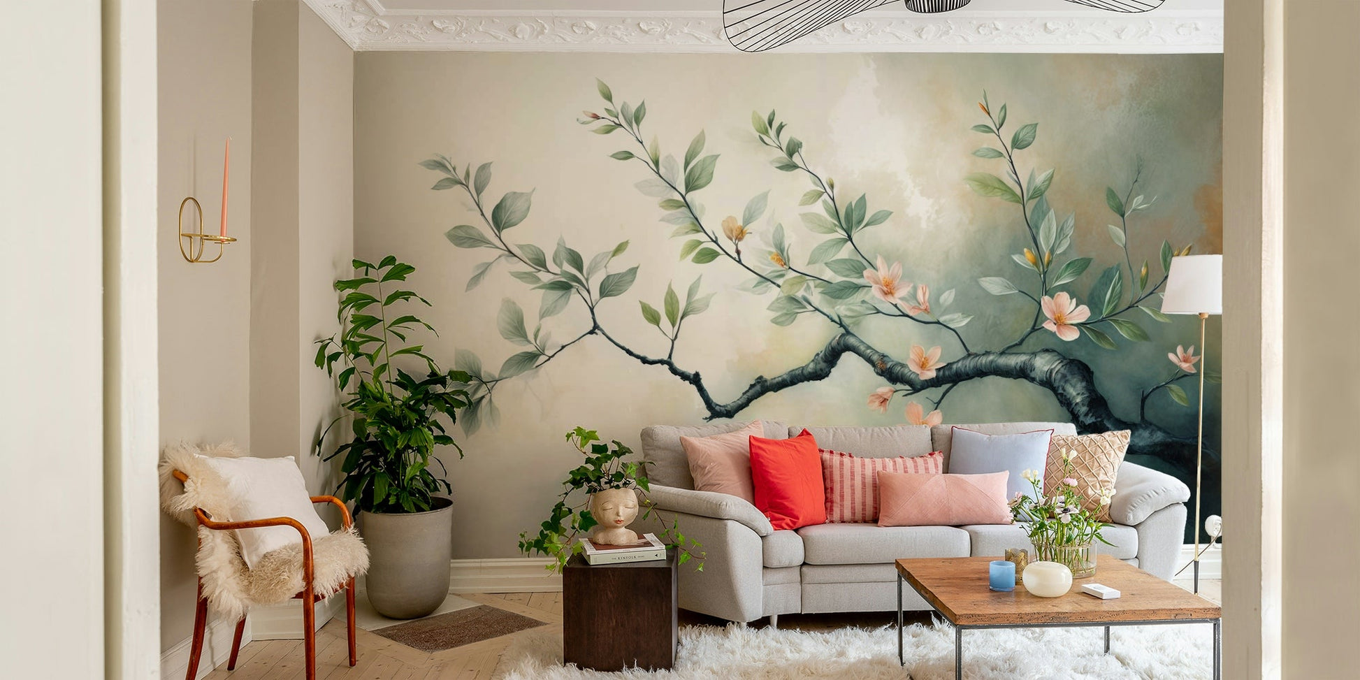 The mood is peaceful and serene.

