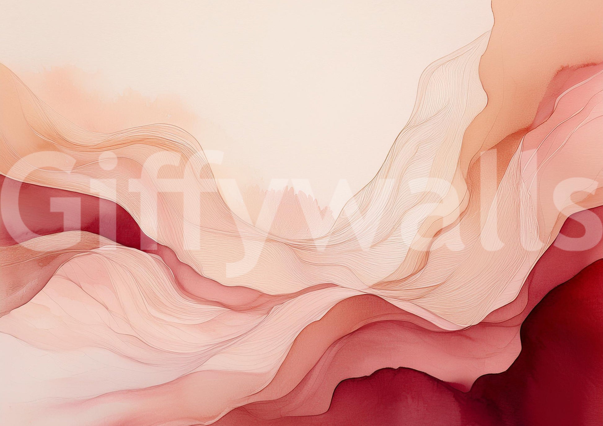 Subtle watercolour texture wallpaper for a clean home décor aesthetic.