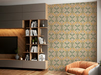 Detailed botanical tapestry wallpaper for a peaceful room


