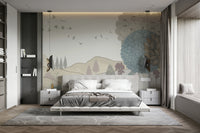 Serene Countryside Dreamscape Wallpaper