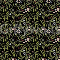 A high-quality serene botanical wall mural for walls.

