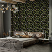 A classic floral wallpaper for walls with a calming theme.

