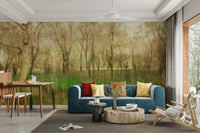Peaceful forest view wall mural
