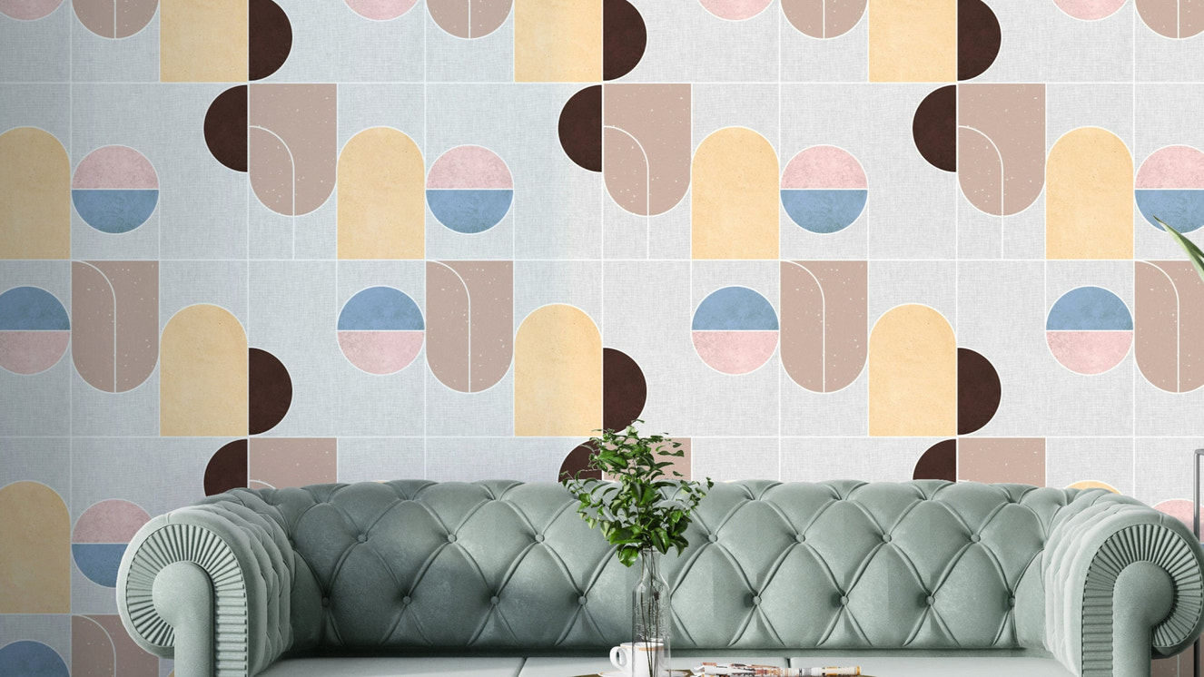 Serene Geometry Wallpaper⁠