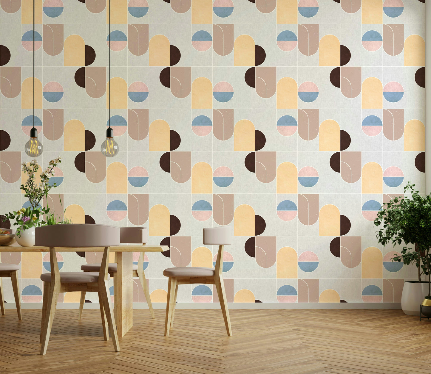 Serene Geometry Wallpaper⁠