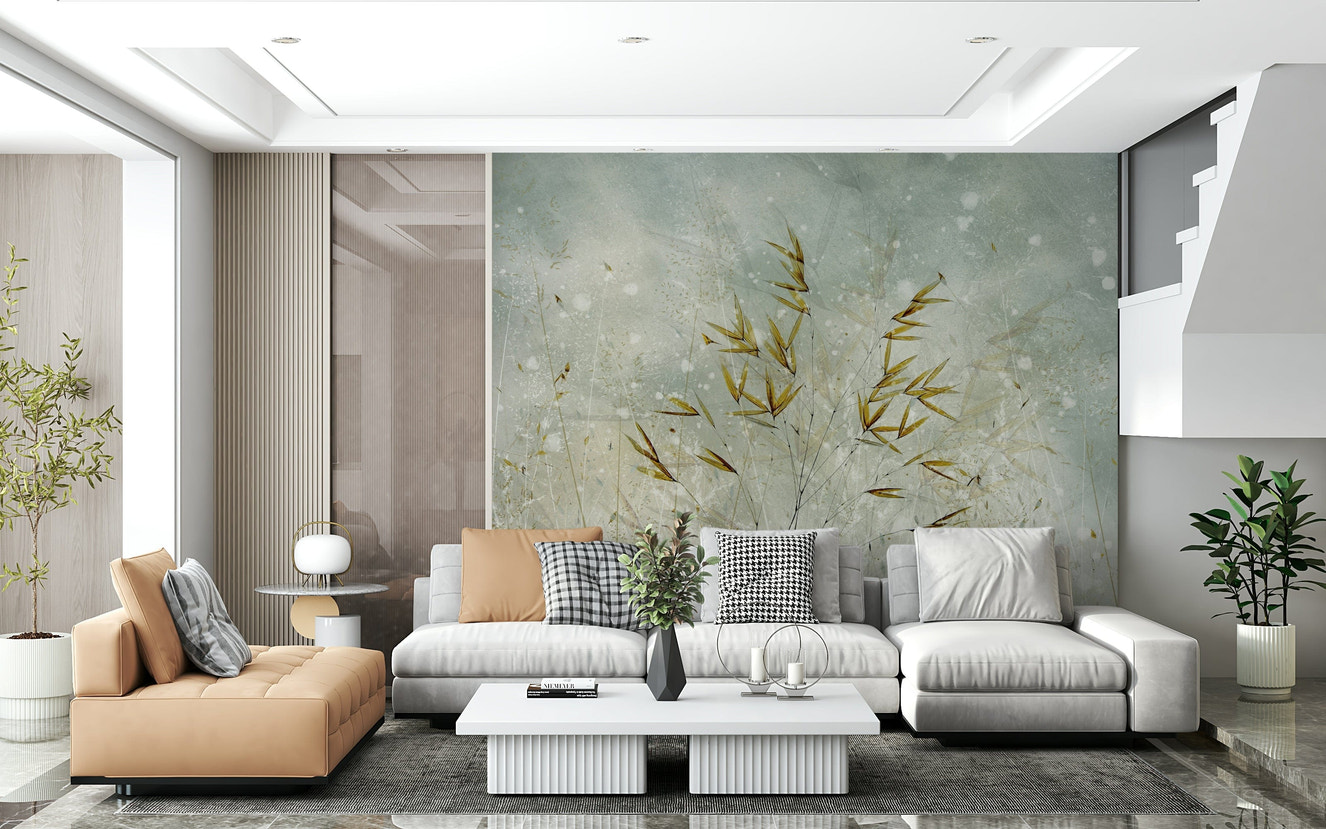 Whispering Grass Wall Mural - Same Uploaded on GD5602