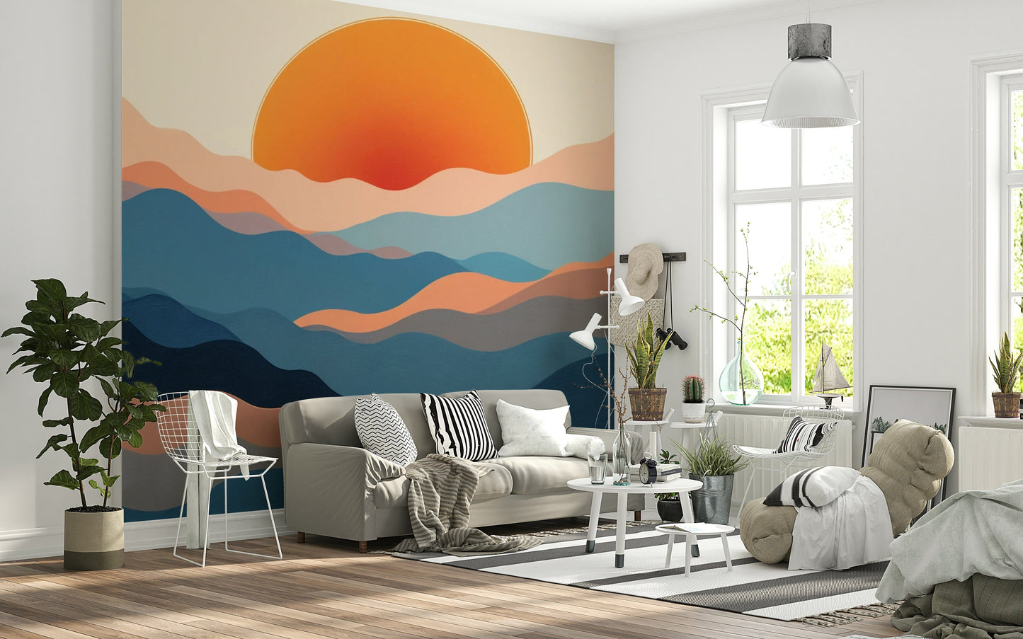 Horizon Layers Wall Mural