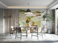 Bedroom calm landscape mural

