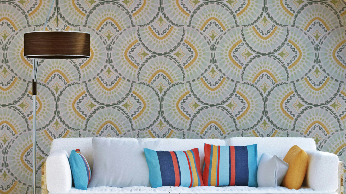 Serene Mandala Dreams wallpaper with intricate patterns

