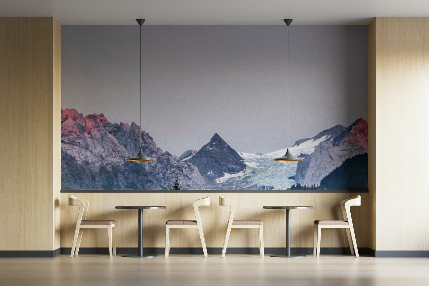 Serene Mountain Majesty Wall Mural